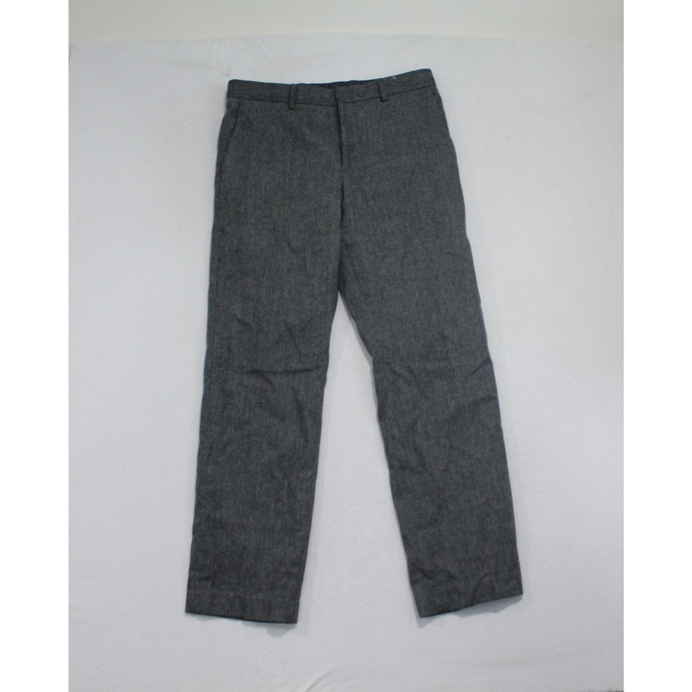 Express Men Gray Dress Pants Slacks Wool Size 33X32